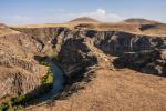 Turkey_2015 | , the canyon at Ani with the Maiden Castle situated on the cliff